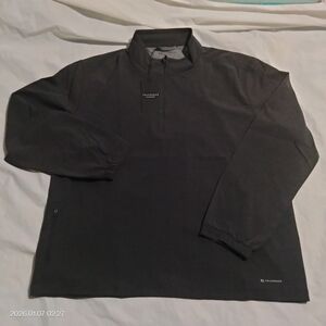 7 Diamonds Oxygenate 1/4 Zip Pullover Active Performance Quick Dry Dark Grey XL